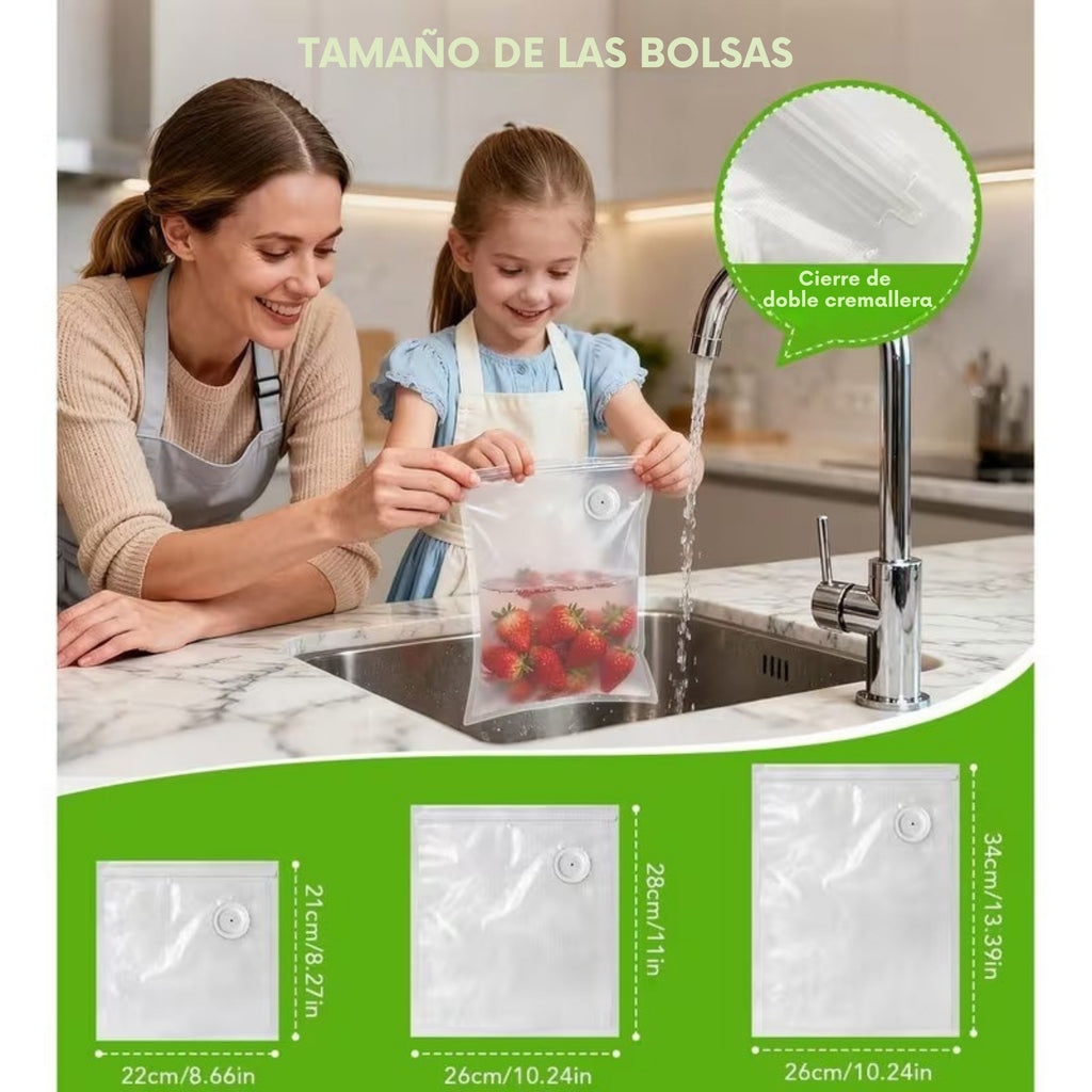 Pack Familiar (30 bolsas reutilizables)